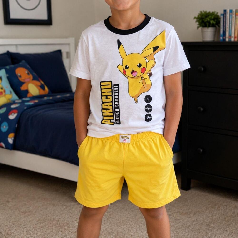 Pokemon pikachu boys pajama set